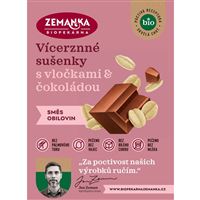 Vícezrnné bio sušenky s vločkami a čokoládou 1,6kg